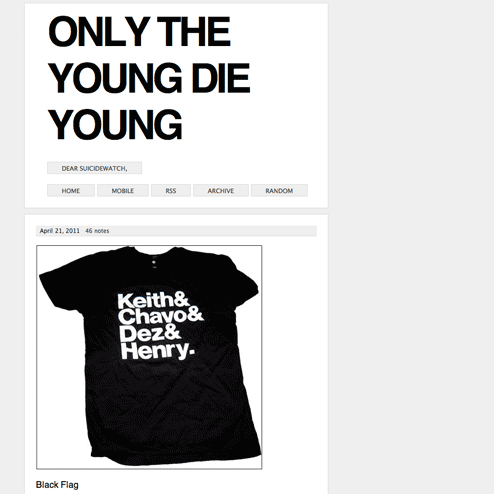 MY WARdrobe at suicidewatch